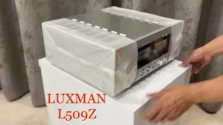 Luxman L509Z Flagship Integrated Amplifier Unwrapping