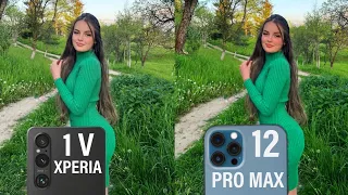 Sony Xperia 1 V Vs iPhone 12 Pro Max Camera Test Comparison