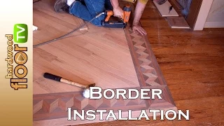 Installing Hardwood Floor Borders
