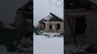 Tanks, destroyed buildings. Dovgenke village of Izyum district through the eyes of volunteers.