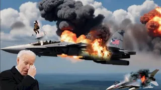 WORLD SHOCK! 3 US F-16 Fighter Jets Cannot Escape Brutal Attacks! Russian Su-57 pilot | ARMA3