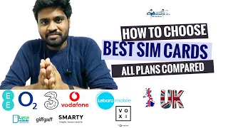 Best Sim cards in UK | How to Choose Sim card | Procedure and Sim card plans compared