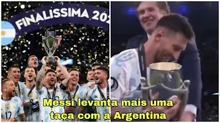 Argentina é campeã da Finallissima e Messi levanta mais um troféu ! Atropelou a Itália!