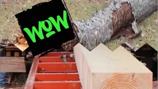 Milling A Pine Log That Has No Bark / Will The Lumber Be Good?