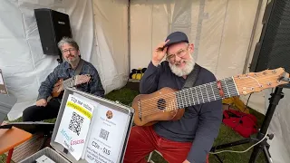 Archguitar duo Peter Blanchette and Mané Larregla at the Stowe Foliage Arts Festival 2022 (1)