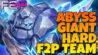 F2P ABYSS GIANT HARD TEAM SUMMONERS WAR
