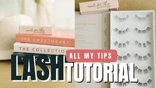 How To Apply FlutterHabit Lashes ! (My secret to stacking) | My FAVORITE false lashes for years!