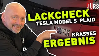 Tesla Model S Plaid - Probefahrt und Lackcheck