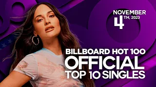 Official Top 10 Singles | Billboard Hot 100 | November 4th, 2023