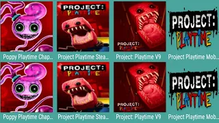 Poppy Playtime Chapter 2 Vs Project Playtime Steam Vs Project Playtime V9,Project Playtime Mob