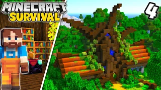 I Built An ENCHANTMENT TREE! | Minecraft 1.20 Survival Let's Play! | Episode 4