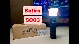 Sofirn SC03 - camping lantern | examples of work | tests