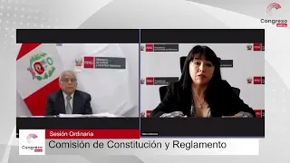 COMISIÓN DE CONSTITUCIÓN Y REGLAMENTO | CONGRESO PERÚ | 09/11/21
