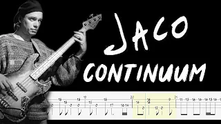 Jaco Pastorius - Continuum (Bass Tabs) By @ChamisBass