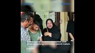 Viral Geng Motor Diciduk Polisi, Mewek Sambil Sujud Minta Maaf #shorts