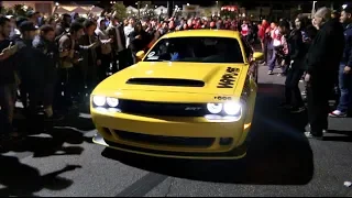 Dodge Demon Taxi SHUTS DOWN The Car Meet!