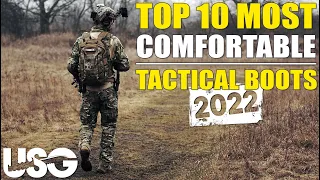 Top 10 Most COMFORTABLE Tactical Boots in 2022 (Every Operator's MUST Have)