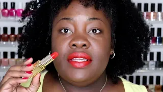 L'Oreal Reds of Worth | Dark Skin Swatches