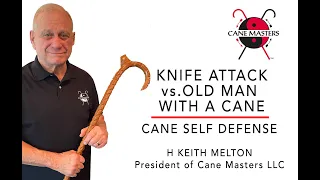 Knife Attack vs. Old Man With A Cane