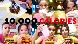 10,000 CALORIES CHALLENGE! 🍕EPIC CHEAT MEAL🍔 | MUKBANG