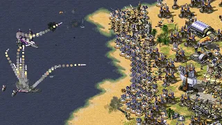 Red Alert 2 | Extra hard AI | 7 vs 1 | Map trinity | Great Britain vs 7 random