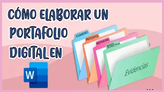 💻📂COMO HACER UN PORTAFOLIO DIGITAL EN WORD SUPER FÁCIL