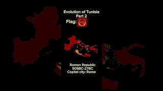 Evolution of Tunisia 🇹🇳 Part 2 #shorts #viral #history #geography #music #tunisia #part2