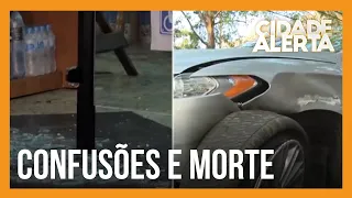 Homem se envolve em discussão entre pai e filho, atira neles e acaba morto