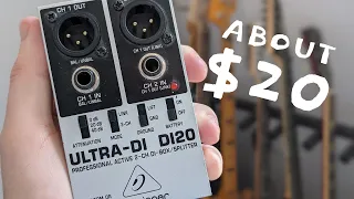 How much should you spend on a DI box? Behringer DI20 and Torpedo Reload Tested