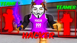Using HACKS To BEAT TEAMERS in MM2.. 😂 (Murder Mystery 2) *Funny Moments*
