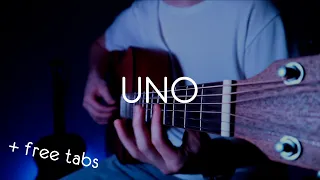 Little Big - Uno (Eurovision 2020) / Fingerstyle cover / Guitar tutorial (free tabs)