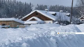 Замело по самые крыши: деревни и села на юге края оказались в снежном плену