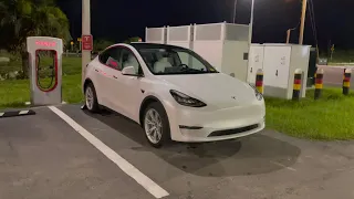 Charging Tesla Model Y Long Range From 0-100%! DCFC Curve Analysis