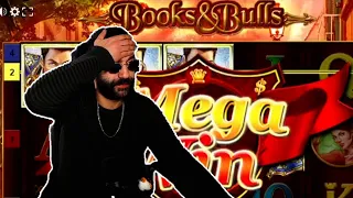 Verrückter Win bei Books and Bulls!🤘🏻🤩slot 'n' roll amk 😎