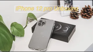 iPhone 12 pro Unboxing 2021 (Graphite) ASMR | Accessories | Aesthetic