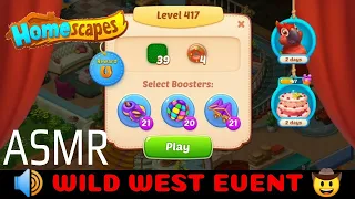 HOMESCAPES Level 417 | Wild West Event | Android Game | ASMR 🔊