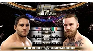 UFC Event 189 Chad "Money" Mendes vs Conor "The Notorious" McGregor
