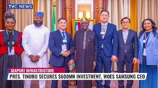 President Tinubu Secures $600mn Investment, Woes Samsung CEO