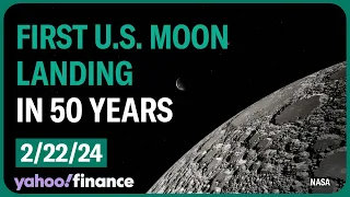 First U.S. moon landing since 1972 and first-ever by privately-owned spacecraft