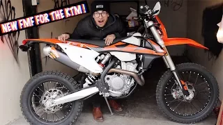 NEW KTM EXHAUST SOUNDS SO GOOD ! | BRAAP VLOGS