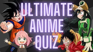 Ultimate Anime Quiz | Guess the odd one out!