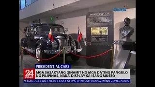 Mga sasakyang ginamit ng mga dating pangulo ng Pilipinas, naka-display sa isang museo