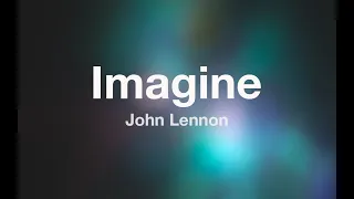 John Lennon - IMAGINE - Karaoke (Fair Use)