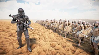 1.5 Million Egyptian Spearman Vs 5,000 Death Trouper | Ultimate Epic Battle Simulator 2 | UEBS 2