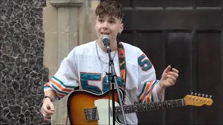 Ren & Sam Tompkins - Live in the streets of Brighton, UK - 18 August 2018