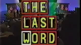 The Last Word (Pilot, 1989)