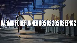 Garmin Forerunner 965 vs 265 vs Epix 2: comparison feature