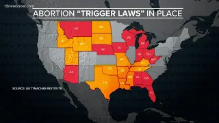 States can ban abortion after overturning of Roe v. Wade