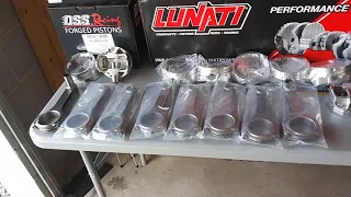 7.0 L (427 cu inch) LSX Engine build. Episode 3: All forged bottom-End