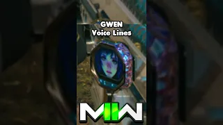 MW2 - GWEN "Talking Gunscreen" Voice Lines (The last one 👀)